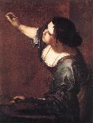 GENTILESCHI, Artemisia Self-Portrait as the Allegory of Painting fdg oil on canvas